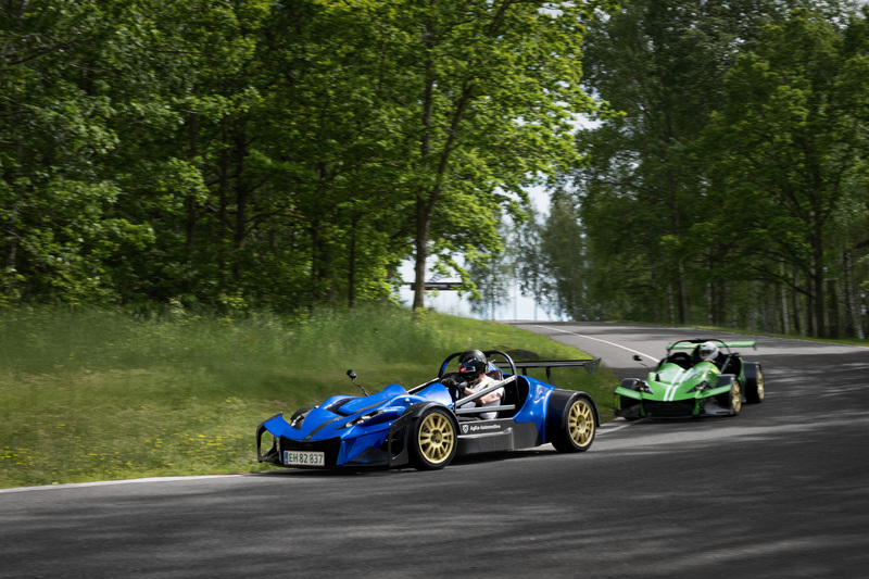 Agile SCX roadcar at Mantorp Park