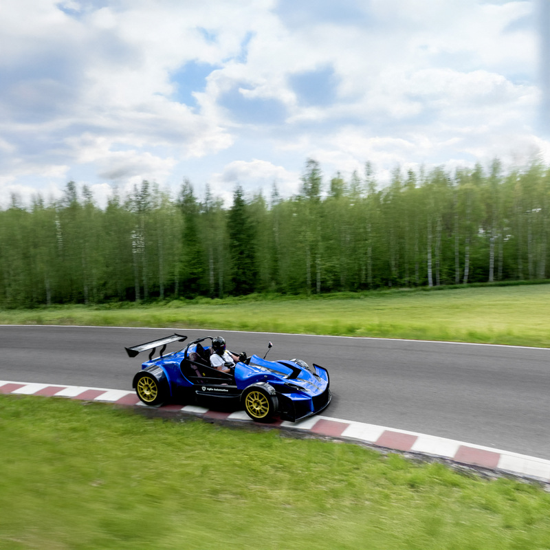 Agile SCX roadcar at Mantorp Park
