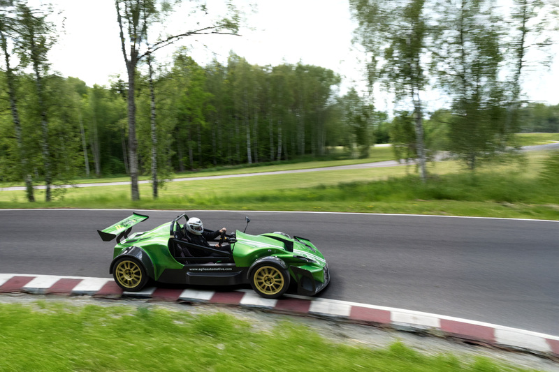 Agile SCX roadcar at Mantorp Park