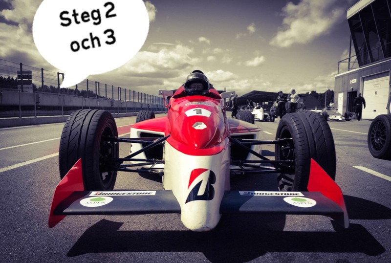 Formula Racing - steg 2 och 3